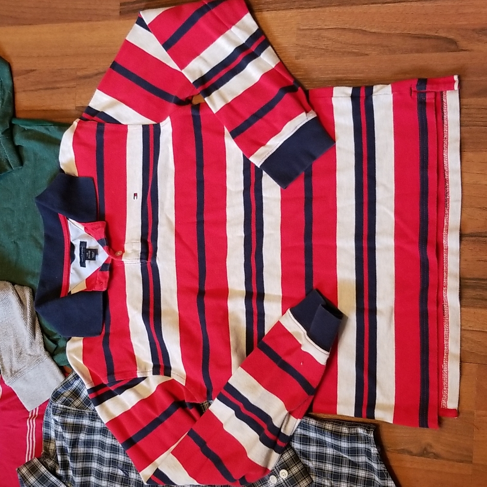 Bundle of Boy's Long Sleeve Shirts, Size Large - Picture 2 of 13